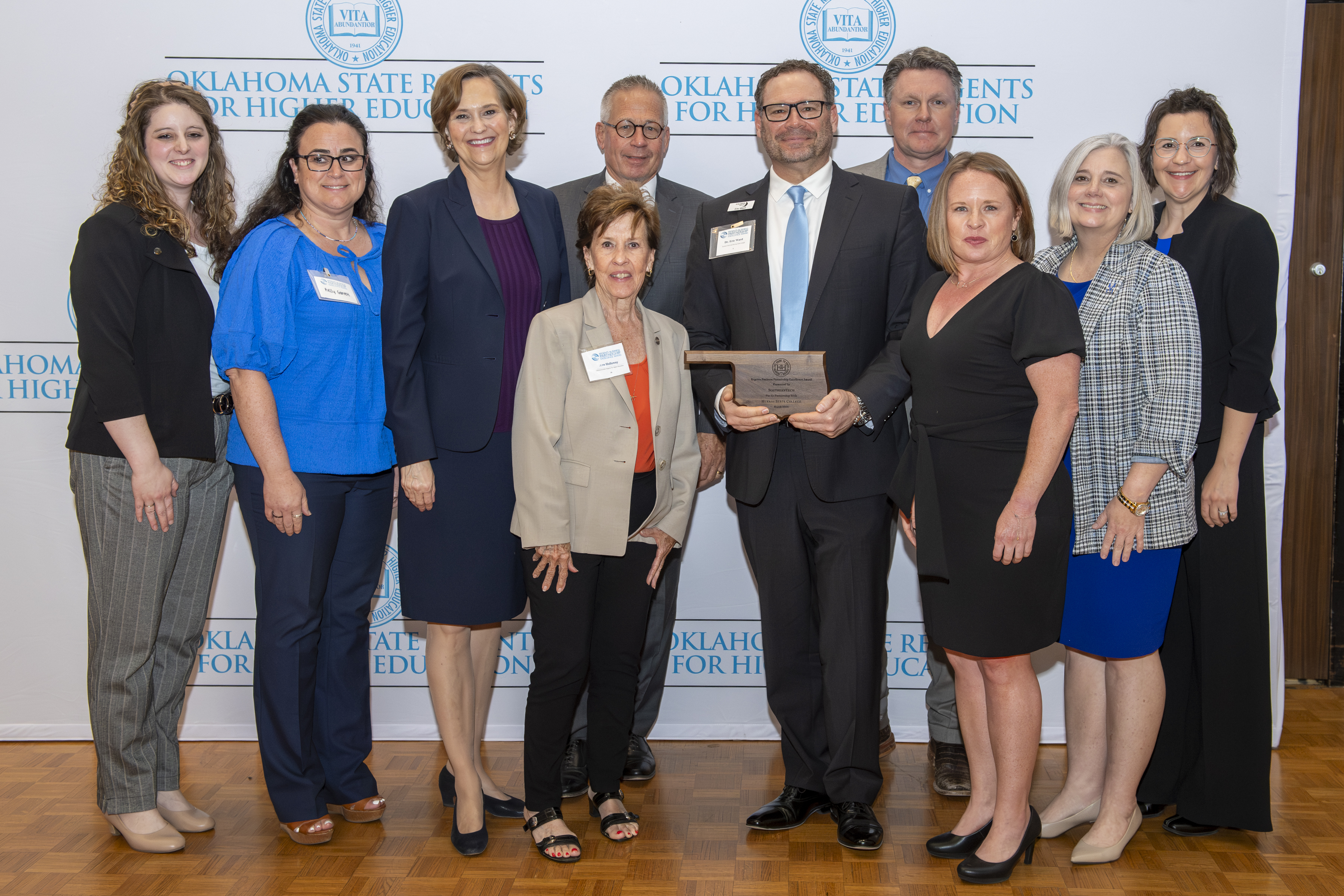 Murray State College selected SouthernTech for the Regent Business Partnership Award